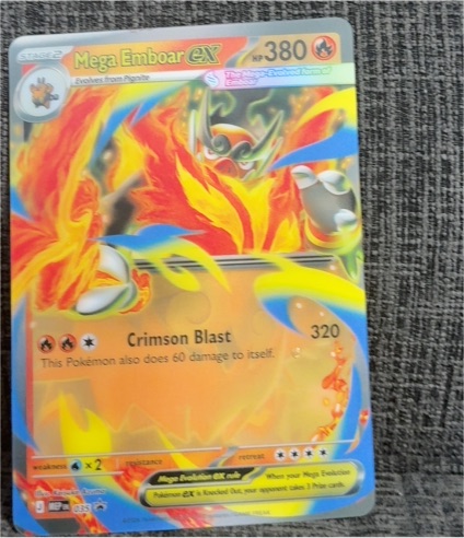 2026 Mega Evolutions Ascended Heroes #31 Mega Emboar EX — front