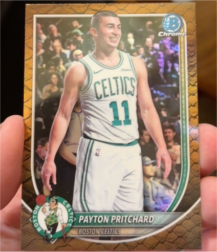 2025-26 Bowman Chrome #BCV-149 Payton Pritchard — front