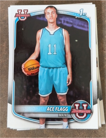 2025-26 Bowman Basketball #BPP-91 Ace Flagg — front