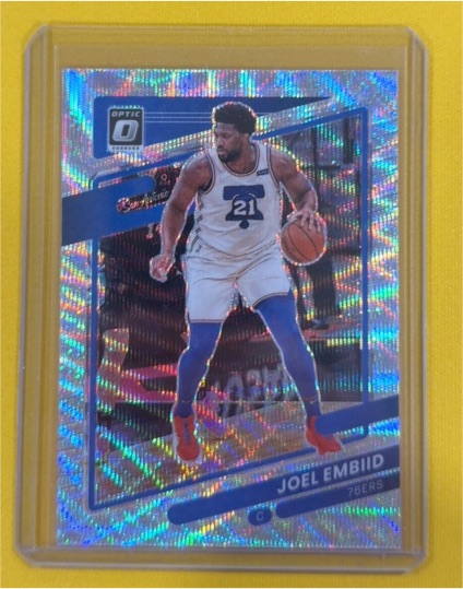 2021-22 Panini Donruss Optic #88 Joel Embiid — front