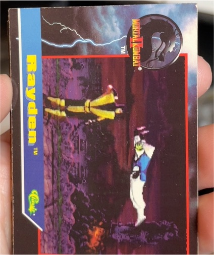 1994 Classic Mortal Kombat II #44 Rayden Teleport — front