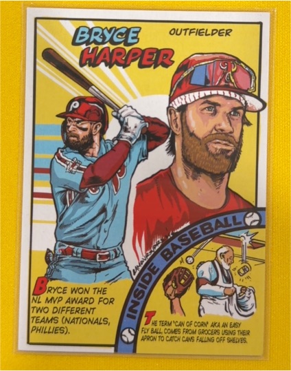 2023 Topps Archives 1979 Topps Comics #79TC-8 Bryce Harper — front