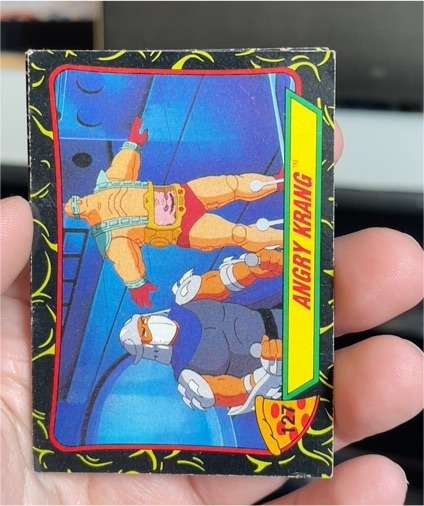 1989 Topps Teenage Mutant Ninja Turtles #127 Angry Krang — front