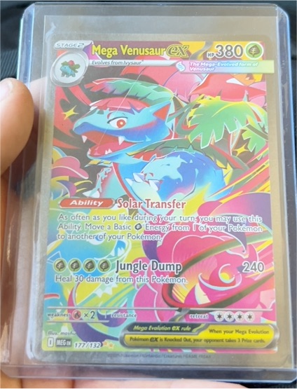2014 Pokémon XY Evolutions #177 Mega Venusaur EX — front