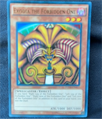 Yu-Gi-Oh! Exodia the Forbidden One YGLD-ENA17 — front