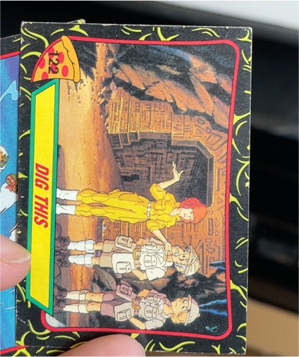 1989 Topps Teenage Mutant Ninja Turtles #122 Dig This — front