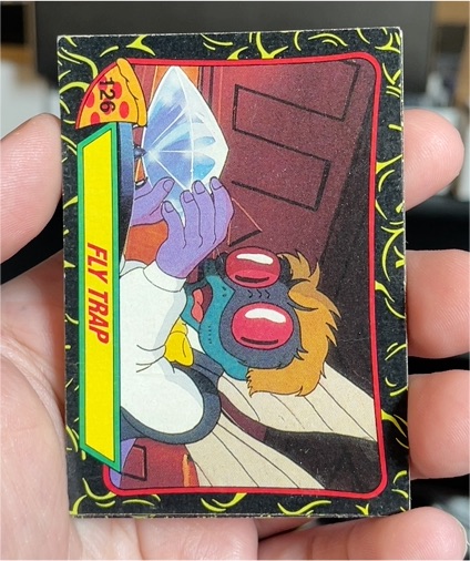1989 Topps Teenage Mutant Ninja Turtles #126 Fly Trap — front