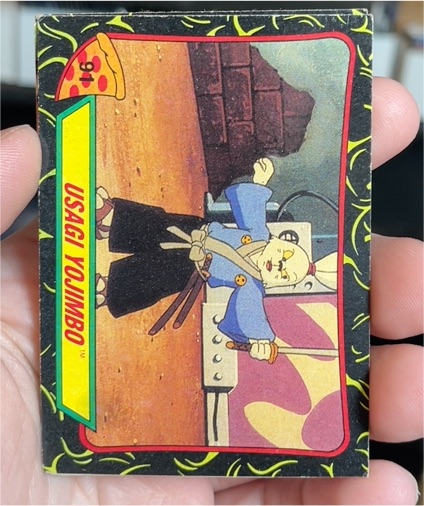 1989 Topps Teenage Mutant Ninja Turtles Series 2 #91 Usagi Yojimbo — front