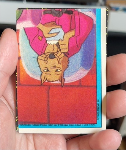 1989 Topps Teenage Mutant Ninja Turtles Series 2 Sticker #7 Splinter — front
