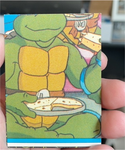 1989 Topps Teenage Mutant Ninja Turtles #87 Leonardo — front