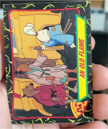 1989 Topps Teenage Mutant Ninja Turtles #111 An Old Flame — front