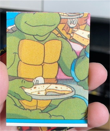 1989 Topps Teenage Mutant Ninja Turtles #4 Leonardo — front