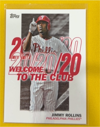 2023 Topps Welcome to the Club #WC-3 Jimmy Rollins — front