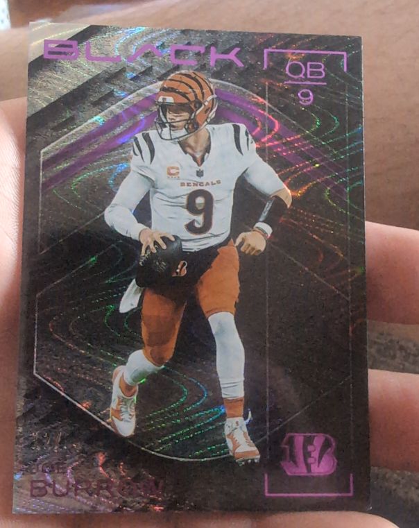 2025 Panini Black #6 Joe Burrow — front