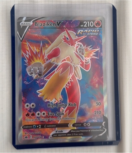 2021 Pokémon SWSH06 #161 Blaziken V — front