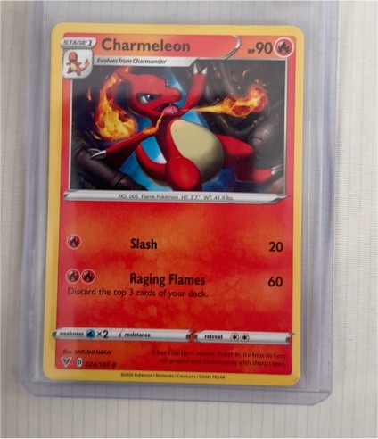 2020 Pokemon Sword & Shield Vivid Voltage #24 Charmeleon — front
