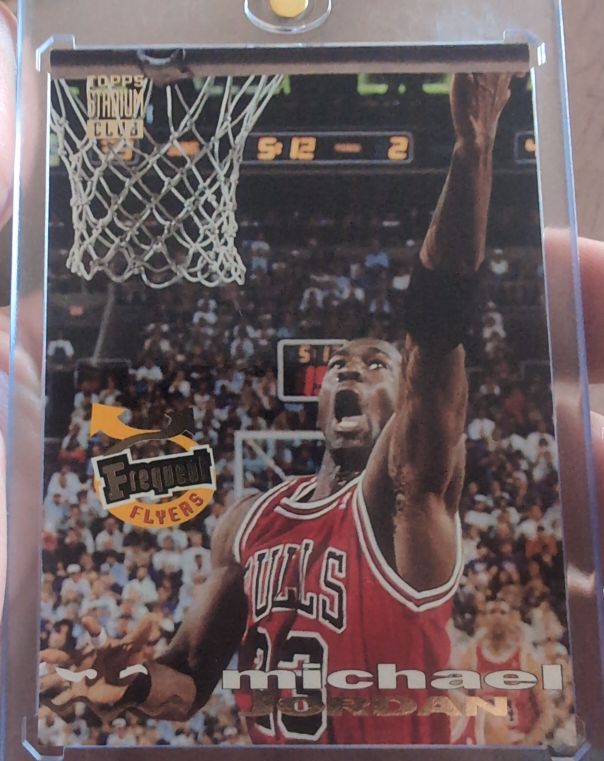 1993-94 Topps Stadium Club #181 Michael Jordan Frequent Flyers — front