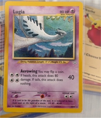 2001 Pokémon Neo Revelation #20 Lugia — front