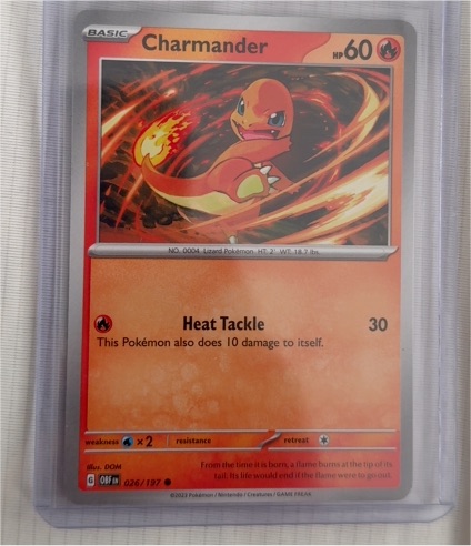 2023 Pokémon SV03: Obsidian Flames #026 Charmander — front
