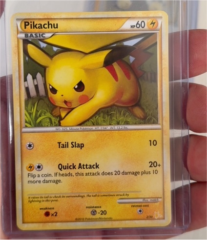 2010 Pokémon TCG #2 Pikachu — front