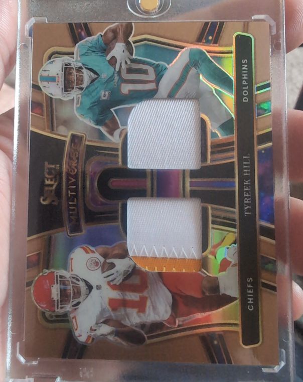 2024 Panini Select Multiverse Dual Patch Tyreek Hill Dolphins / Chiefs — front