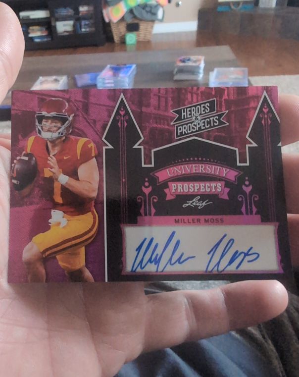 2023 Leaf Pro Set #VIP-MM1 Miller Moss — front
