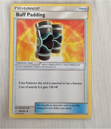 2019 Pokémon Sun & Moon Team Up #136 Buff Padding — front