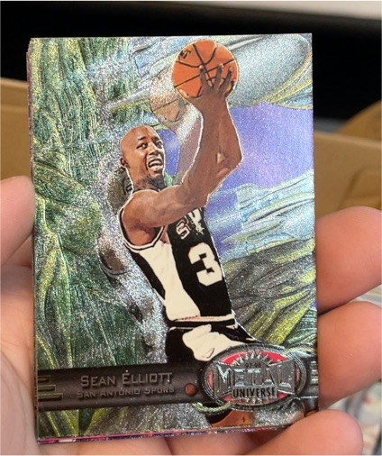 1997-98 Skybox Metal Universe #105 Sean Elliott — front