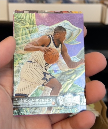 1997-98 Skybox Metal Universe #103 Nick Anderson — front