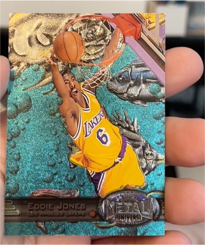 1997-98 Skybox Metal Universe #94 Eddie Jones — front