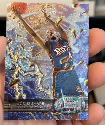 1997-98 Skybox Metal Universe #56 Joe Dumars — front
