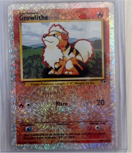 2016 Pokemon XY Evolutions #17 Growlithe — front