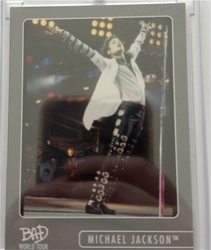 2026 Keepsake Michael Jackson #88 Bad World Tour Black SSP — front