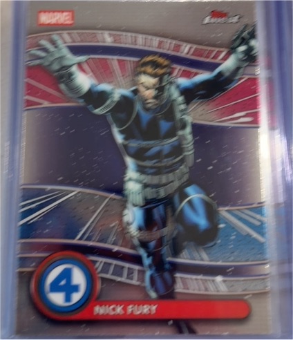 2026 Topps Finest Fantastic Four #074 Nick Fury — front