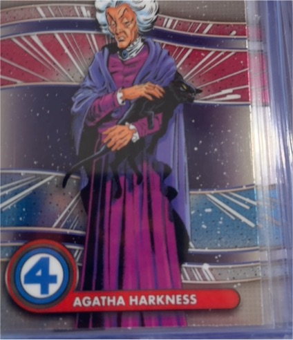 2026 Topps Finest Fantastic Four #052 Agatha Harkness — front