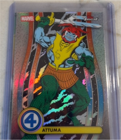 2026 Topps Finest Fantastic Four #008 Attuma — front