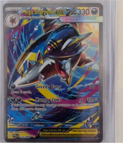 Mega Sharpedo EX 127/094 Phantasmal Flames — front