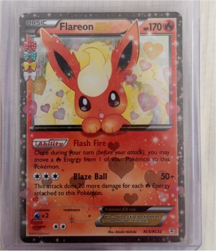 2016 Pokémon Generations Radiant Collection #RC6/RC32 Flareon EX — front