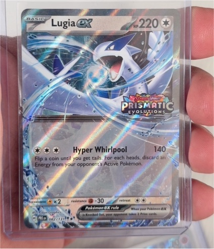 2017 Pokémon Prismatic Evolutions #82 Lugia EX — front