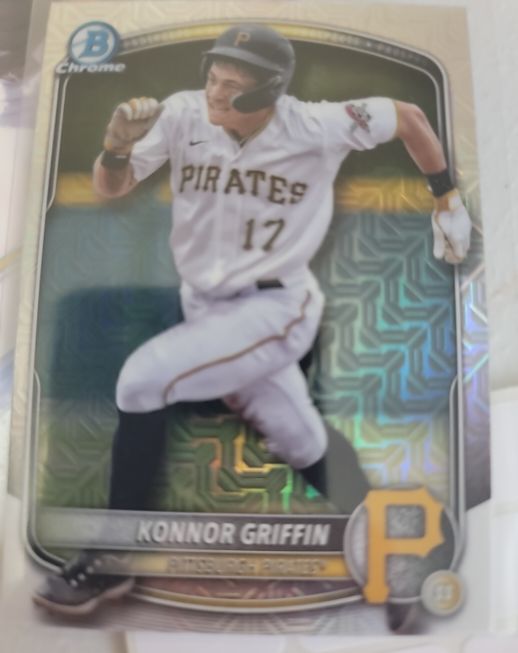 2024 Bowman Chrome #BCP-86 Konnor Griffin Mojo Refractor — front