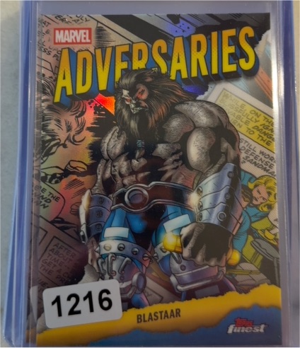 2026 Topps Finest Fantastic Four #AD-03 Blastaar Adversaries — front