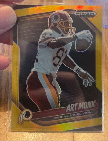 2025 Panini Prizm Black #147 Art Monk — front