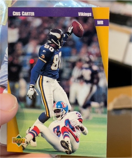 1997 Upper Deck Collector's Choice #298 Cris Carter — front