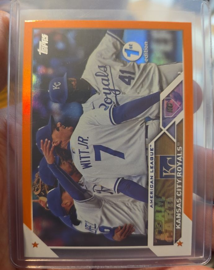 2023 Topps Series 1 1st Edition #134 Kansas City Royals Bobby Witt Jr. — front