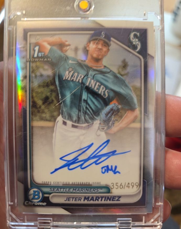2024 Bowman Chrome #CPA-JMZ Jeter Martinez — front
