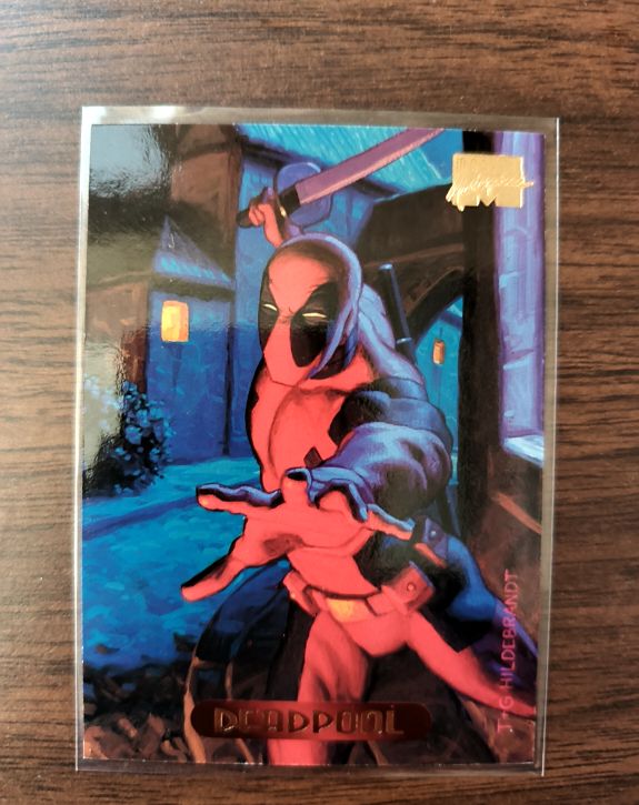 1994 Fleer Marvel Masterpieces #28 Deadpool — front