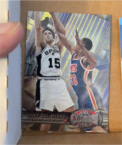 1997-98 SkyBox Metal Universe #13 Vinny Del Negro — front