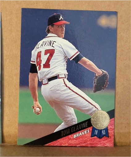 1993 Leaf #295 Tom Glavine — front