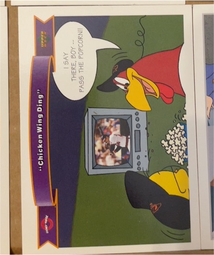 1991 Upper Deck Comic Ball 2 #131 Chicken Wing Ding Foghorn Leghorn &Tweety Bird — front