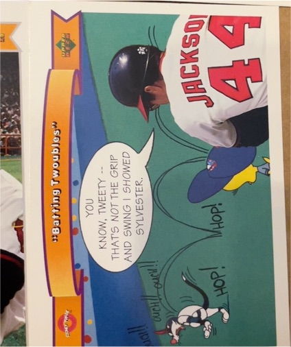 1991 Upper Deck Comic Ball 2 #85 Reggie Jackson Sylvester & Tweety — front